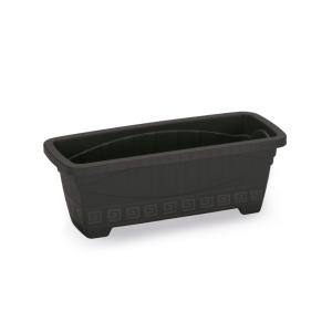 VASO RETANGULAR M 3L PRETO