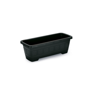 VASO RETANG PP 350ML PRETO