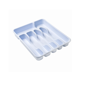 PORTA TALHERES SEM TAMPA DIVISORIAS DE PLASTICO PARA USO GERAL BRANCO